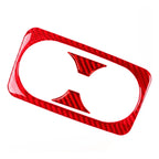 Rear Armrest Cup Holder Cover Trim for Kia Stinger (2018-2023) Red
