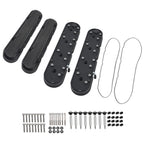 Fabricated Aluminum Valve Covers for LS Engines (LS1, LS2) JM80822BK