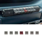 7Pcs Button Paddle Stickers for BYD Dolphin (2021-2025)