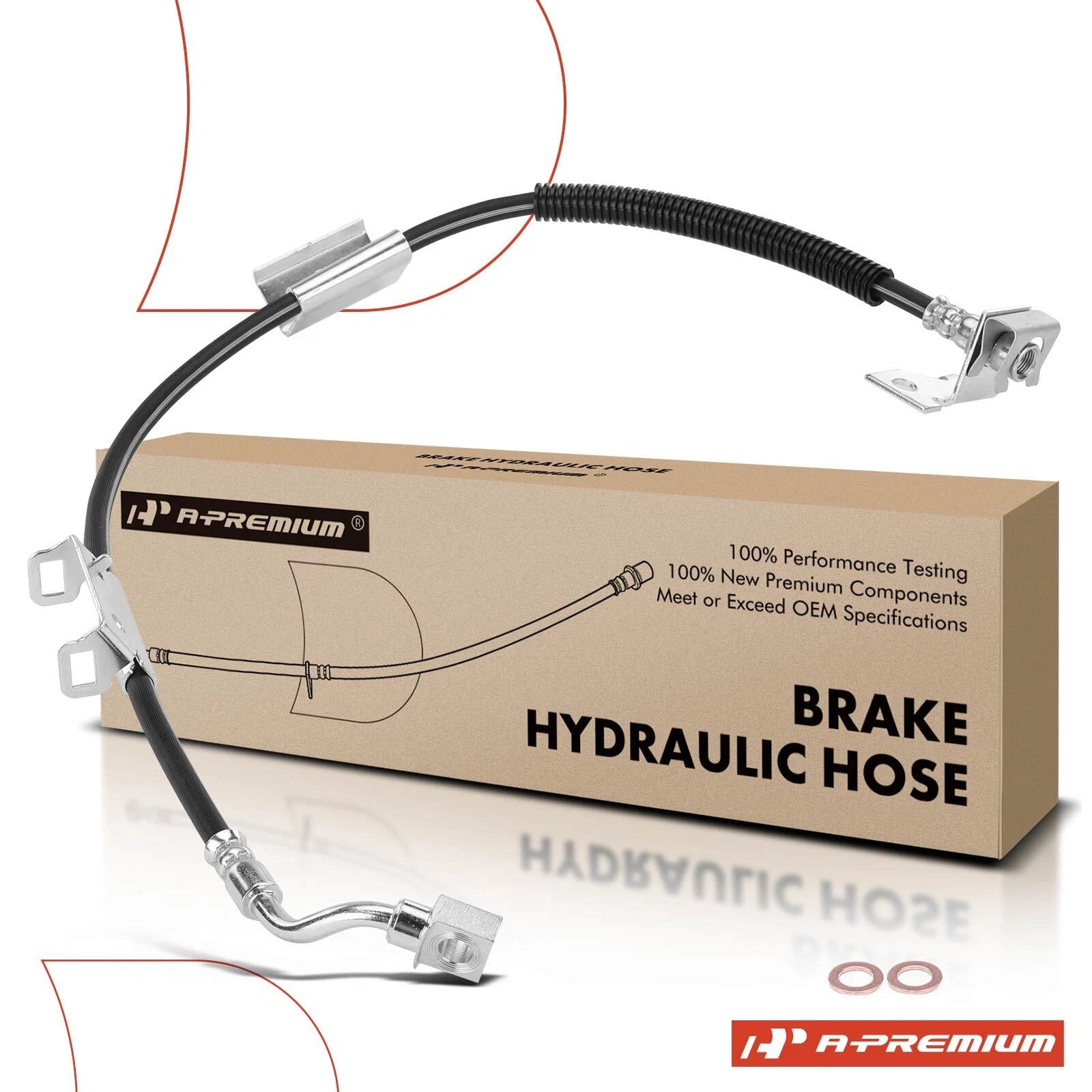 Front Right Brake Hydraulic Hose for Chevy Silverado 1500 (2003â2005)
