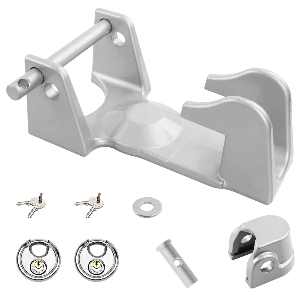 Gooseneck Trailer Hitch Lock for RV Trailers (Heavy Duty)