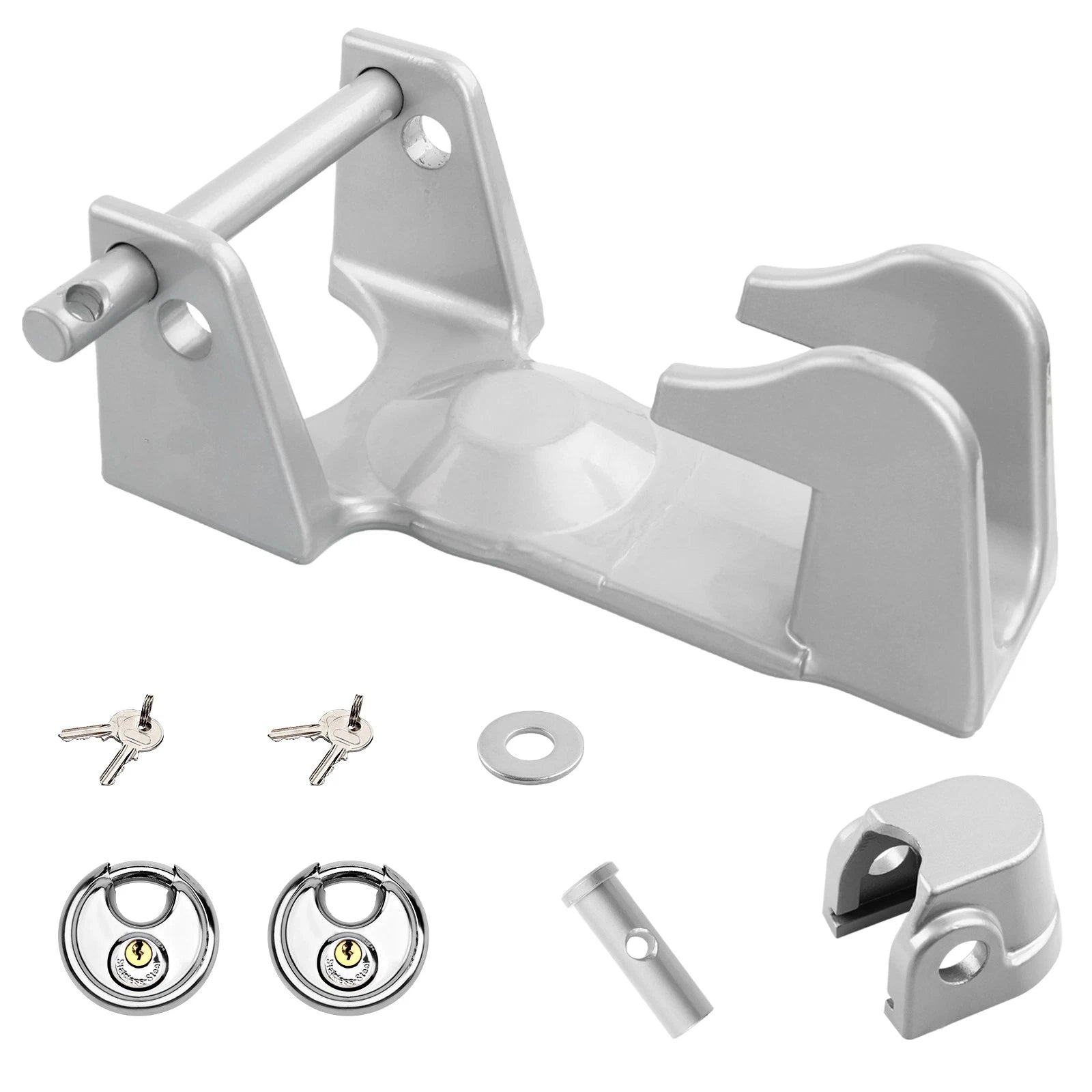 Gooseneck Trailer Hitch Lock for RV Trailers (Heavy Duty)