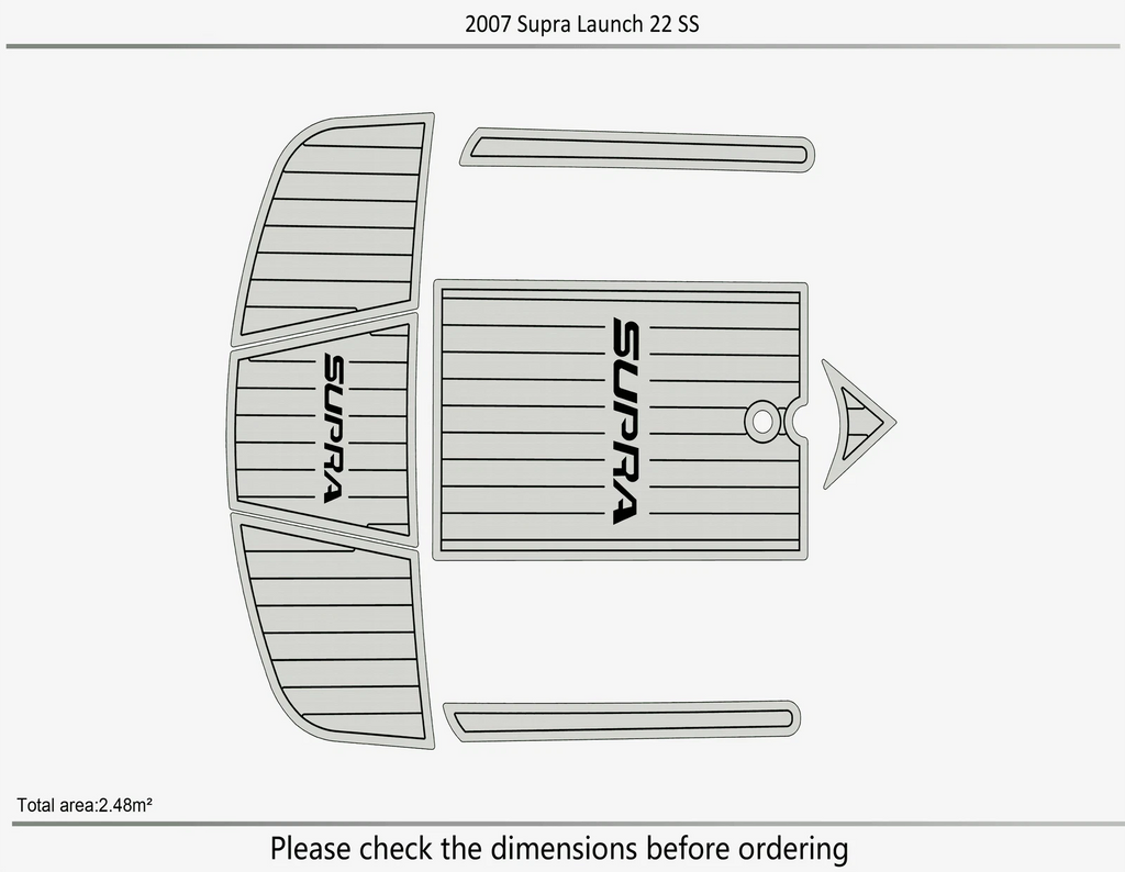 EVA Foam Pad Floor for Supra Launch 22 SSV (2007)