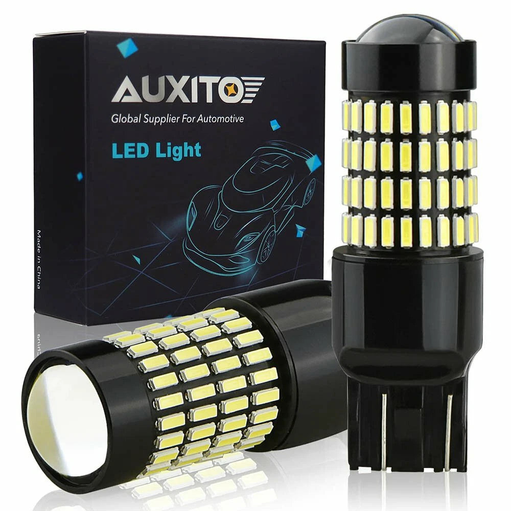 2X LED Back Up Reverse Light Bulbs for AUXITO 7443 7440 (6000K)