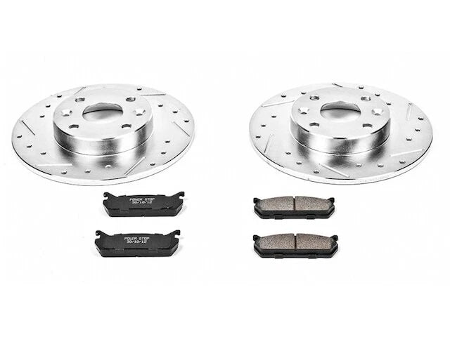 Rear Brake Pad and Rotor Kit for Mazda Protege (1990–1994) MQ777MK