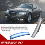 Ice Blue LED Front Side Marker Lights for Chrysler 300 300C 300S (2015–2023)