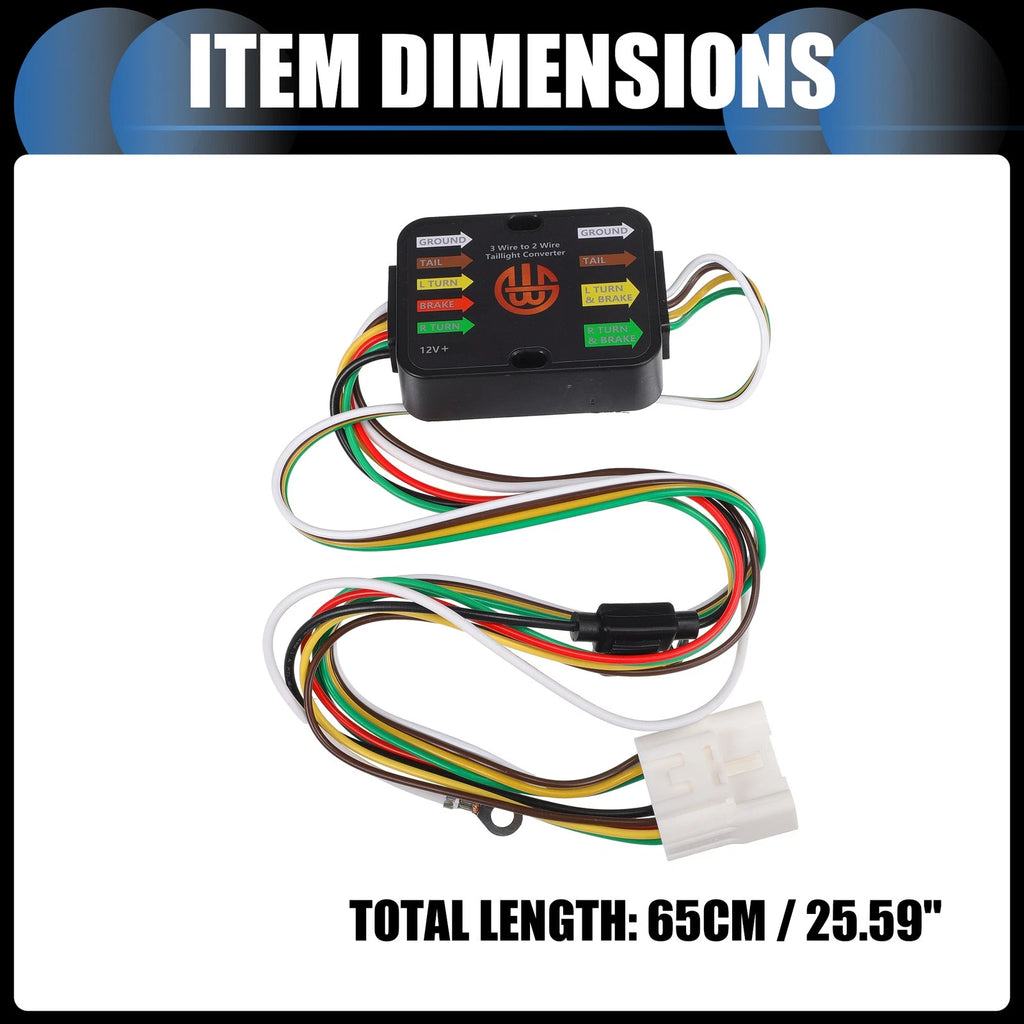 Set of 4-Way Flat Trailer Wiring Harness for Toyota Highlander (2020–2021)