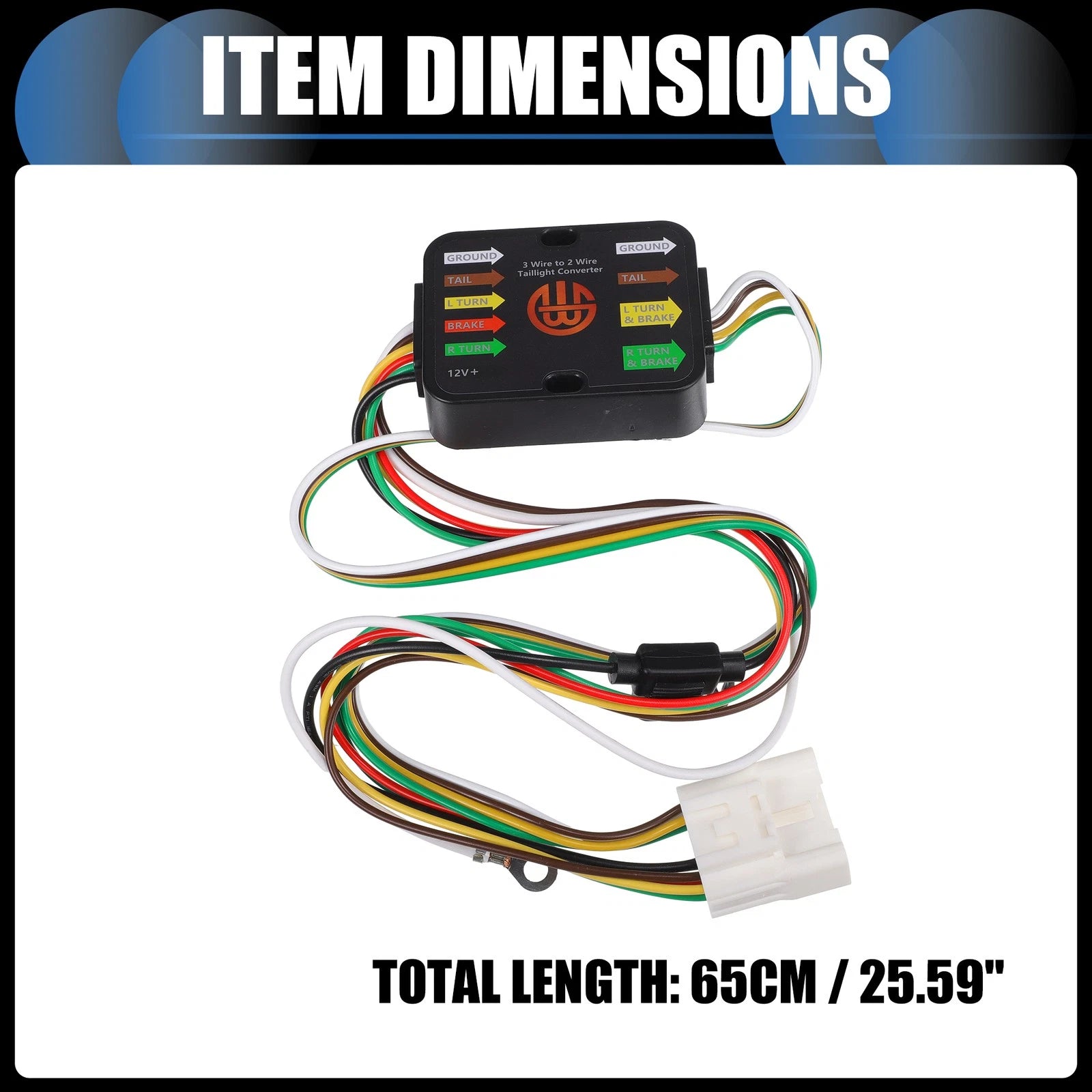 Set of 4-Way Flat Trailer Wiring Harness for Toyota Highlander (2020–2021)