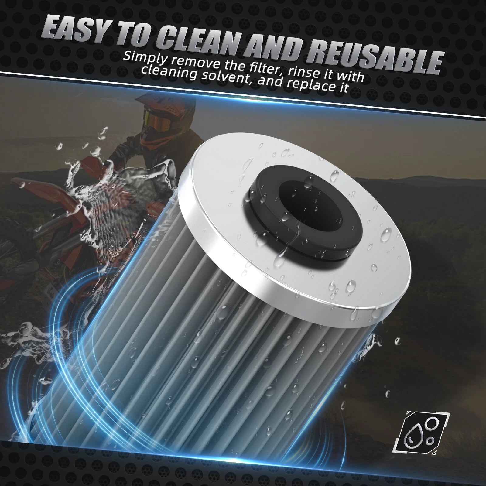 Magnetic Oil Filter for KTM 200 Duke 250 Duke 390 Duke 690 Duke R (2012–2023)