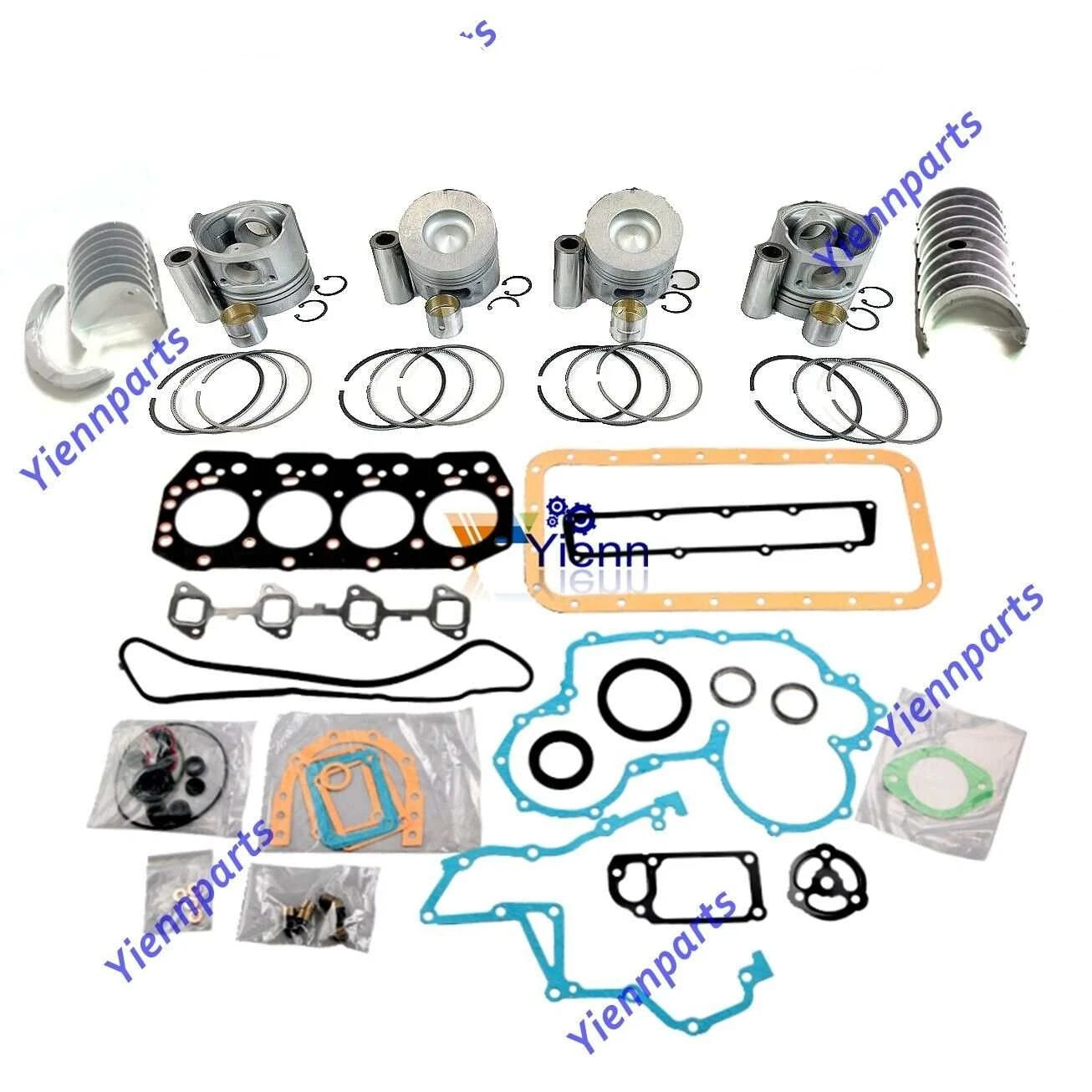 Engine Overhaul Rebuild Kit for Toyota 3SDT15 4SDK10 4SDKL10