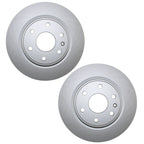 Set of 2 Front Coated 325mm Brake Rotors for Chevy GMC Buick Saturn