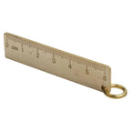 Set of 4 Brass Straight Rulers for Precision Measurement