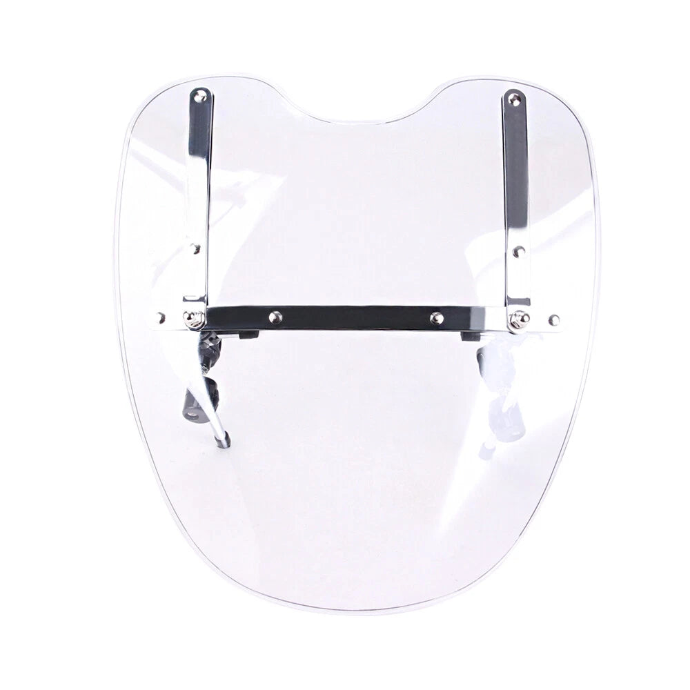 19"x17" Windshield for Harley Honda Suzuki Yamaha Cruiser Motorcycle