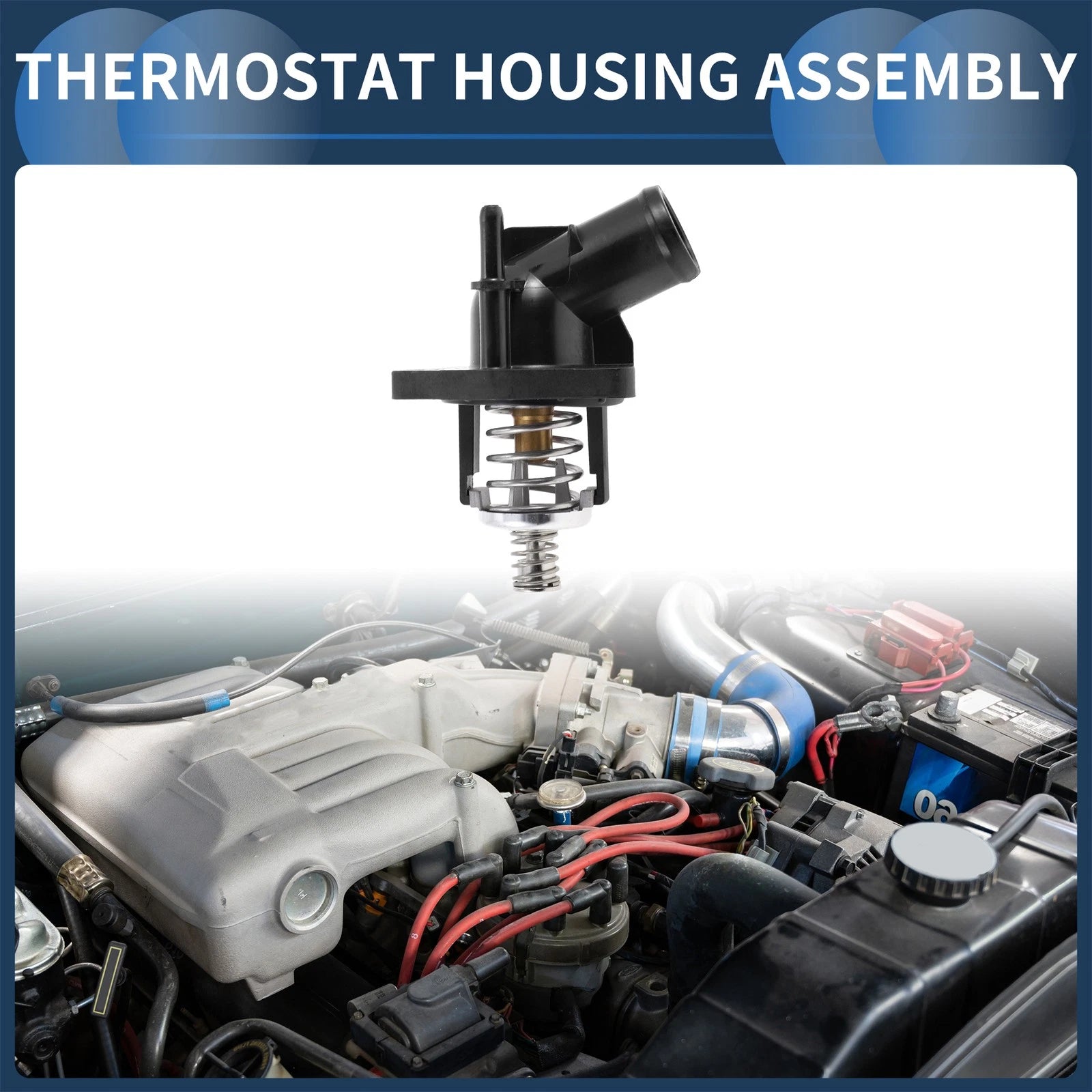 Engine Coolant Thermostat Housing Assembly for Chevrolet Silverado 1500 (2007–2013)
