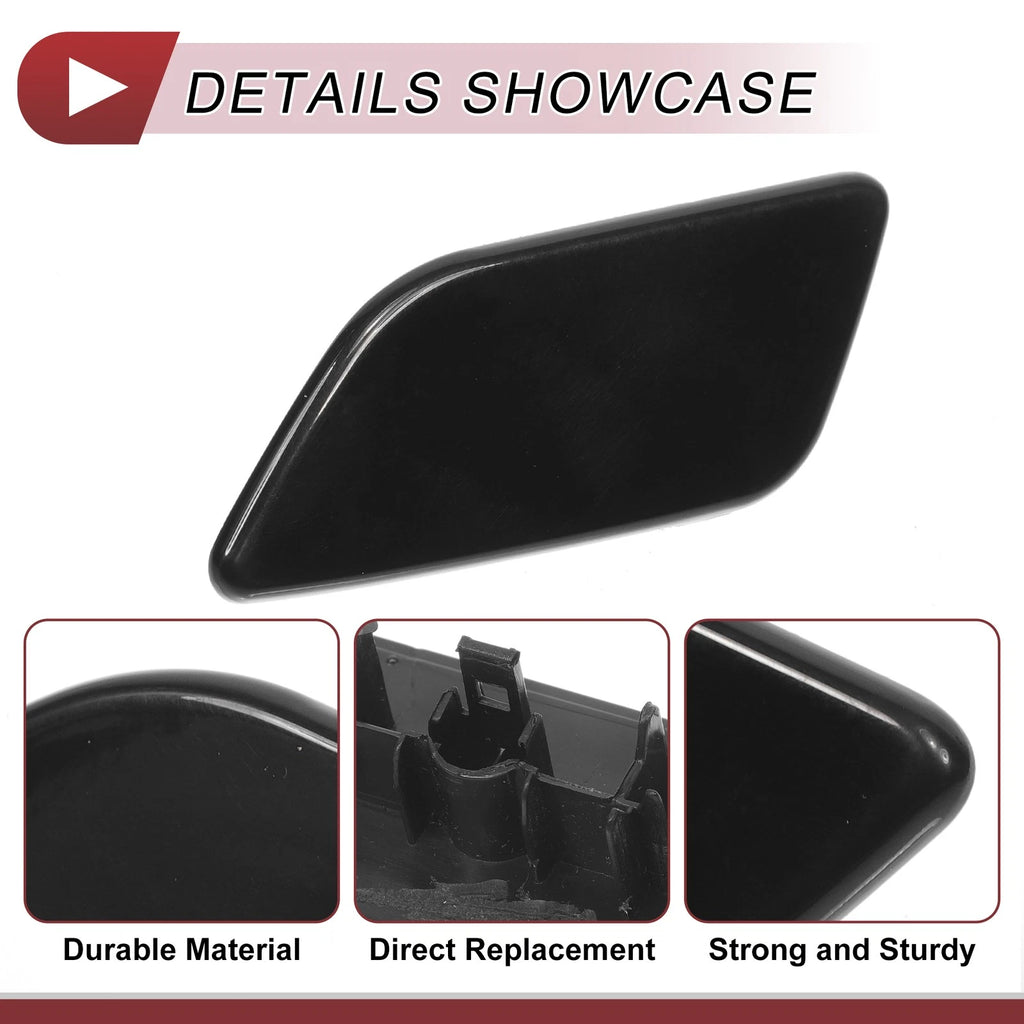 Front Left Washer Nozzle Cover Cap for Subaru Forester (2022–2024) Black