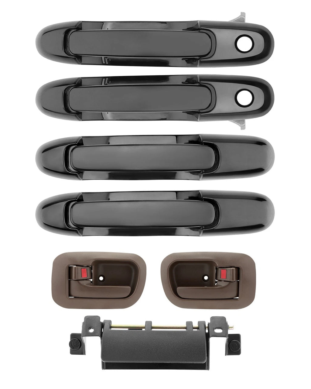 7PCS Door Handle & Liftgate Handle Set for Toyota Sienna (1998–2003)