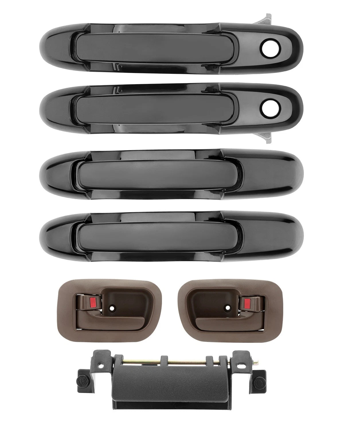 7PCS Door Handle & Liftgate Handle Set for Toyota Sienna (1998–2003)