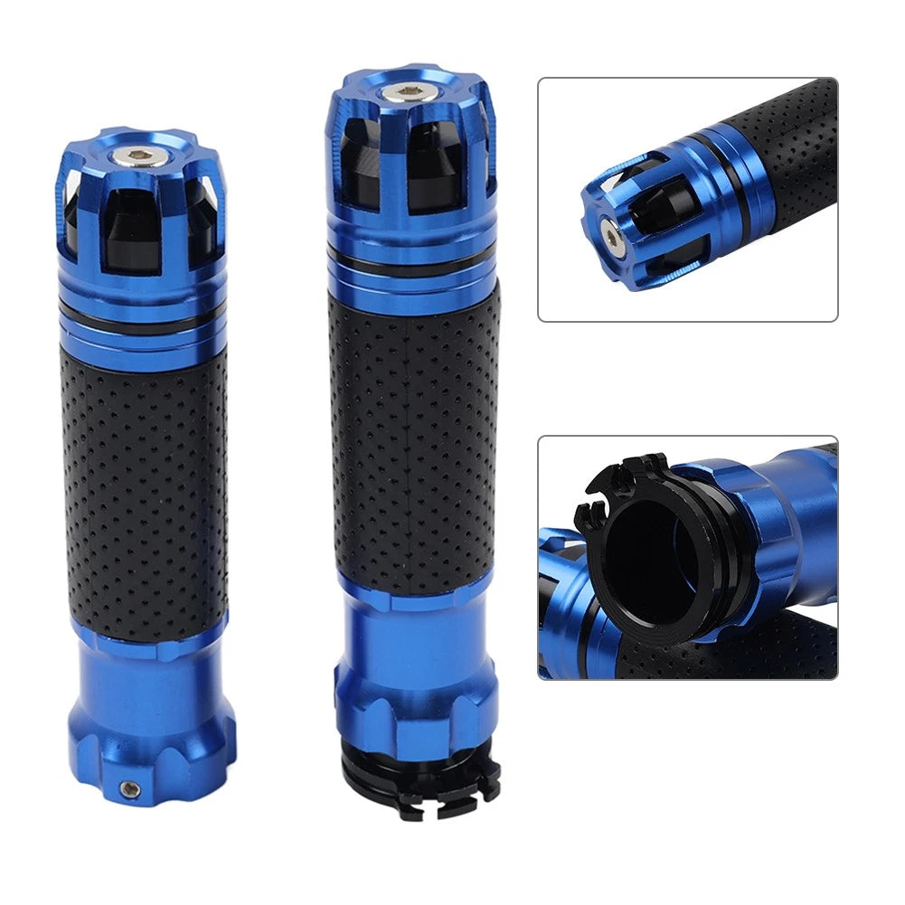 7/8" 22MM Handle Bar Hand Grips for Honda, Suzuki, Yamaha, Kawasaki