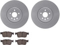 Front Brake Pad and Rotor Kit for Jaguar XF (2016–2022) VG954QY