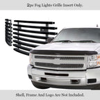 Stainless Black Billet Grille for Chevy Silverado 1500 (2007-2013)