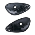 2 x Front Door Handle Inner Black for Holden Commodore (1997–2007)
