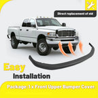 Front Bumper Upper Cover for Dodge Ram 1500 2500 3500 (1994–2002) #55076610AB