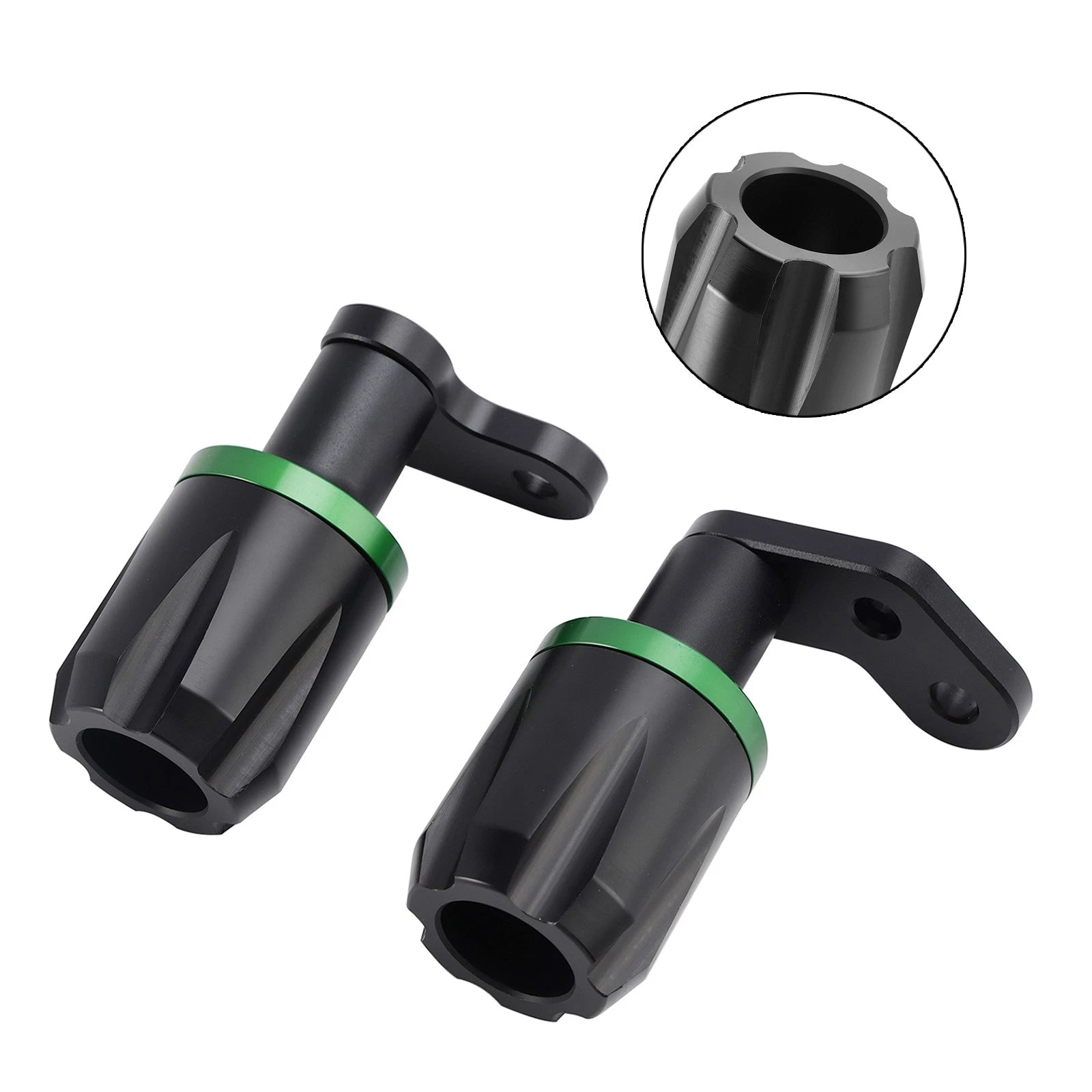 CNC Anti-Crash Frame Sliders for Kawasaki ZX-6R (2024–2025)