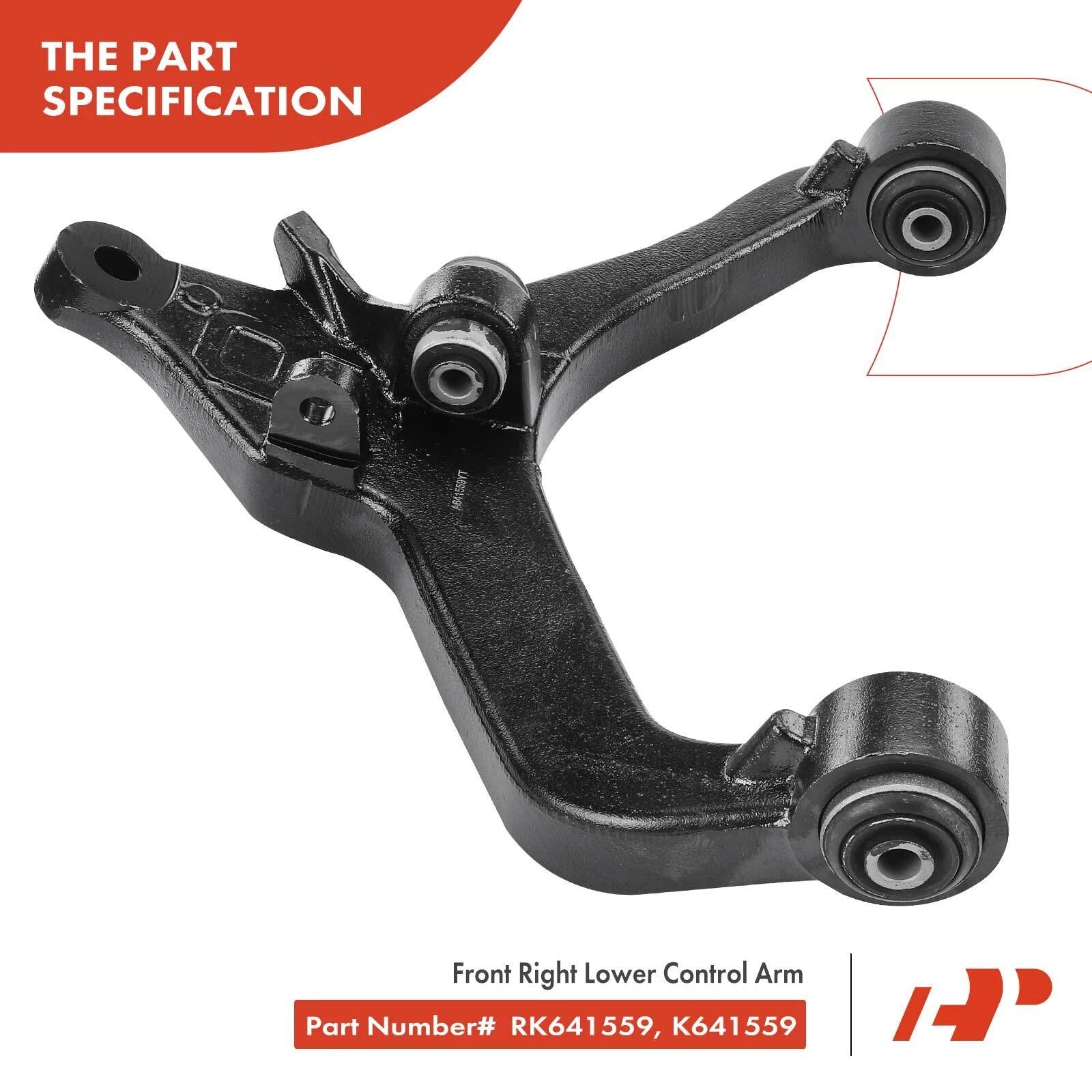 Set of 4 Front Lower Control Arm Ball Joints for Jeep Liberty (2002–2004)