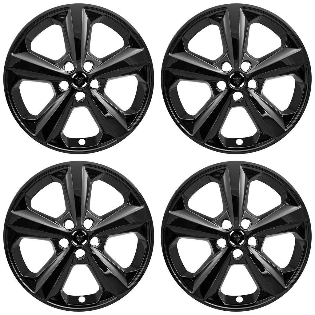 18" Gloss Black Wheel Skins for 2015-2021 Ford Edge - UQSK0239