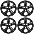 18" Gloss Black Wheel Skins for 2015-2021 Ford Edge - UQSK0239