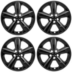 18" Gloss Black Wheel Skins for 2015-2021 Ford Edge - UQSK0239
