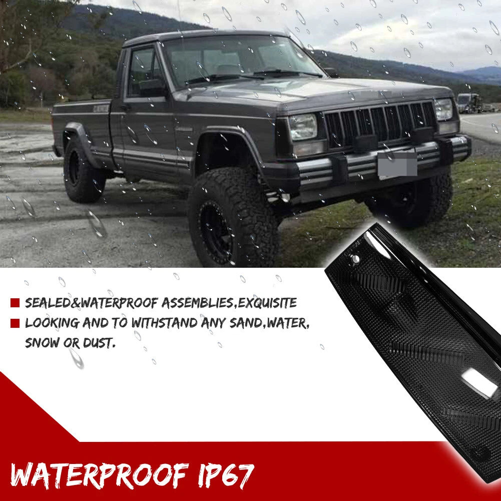 Smoke Lens Side Marker Set for Jeep Cherokee Comanche Wagoneer (1984–1996)