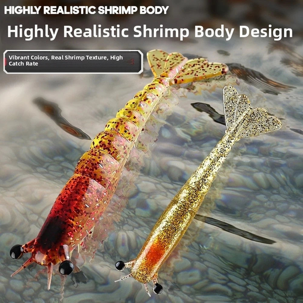 Imitation Shrimp Lure for Boat Fishing (Irregular Swimming Pattern)