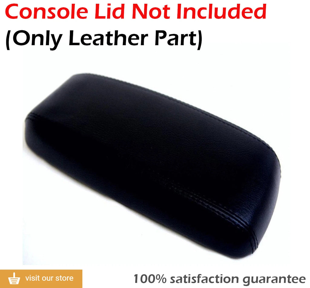 Center Console Armrest Cover for Toyota Tacoma (2001–2004) Black Leather