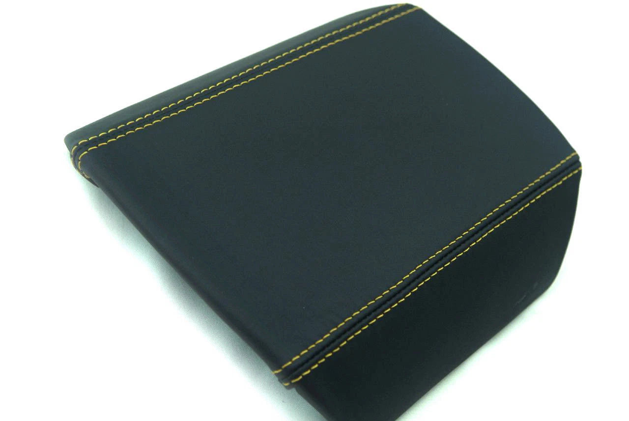 Center Console Armrest Cover for Camaro (2010–2015) Yellow Stitch