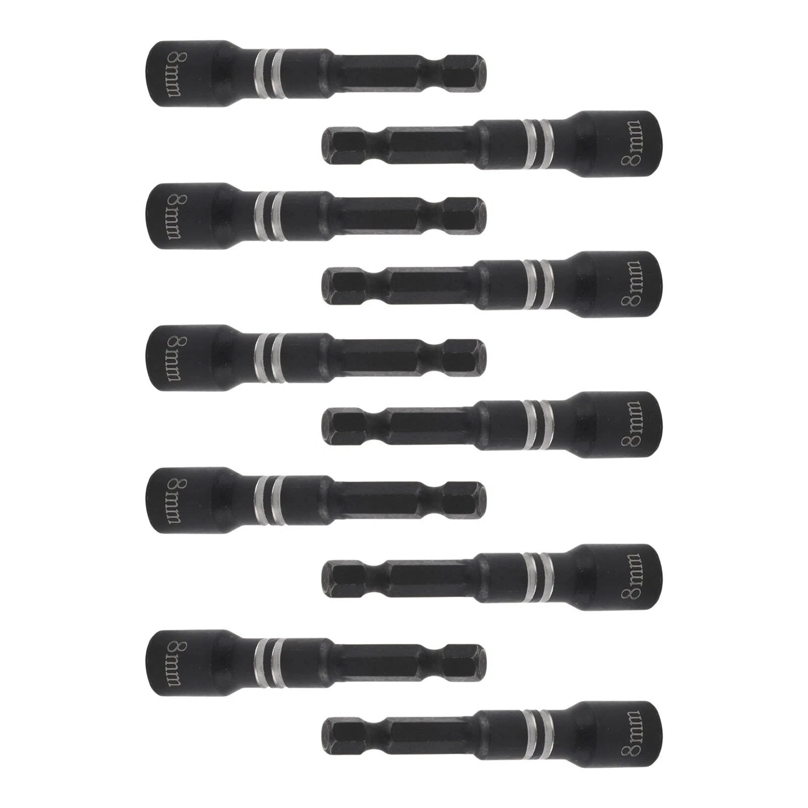 10PCS 8mm Magnetic Hex Socket Adapter for Electric Screwdrivers (2010–2023)