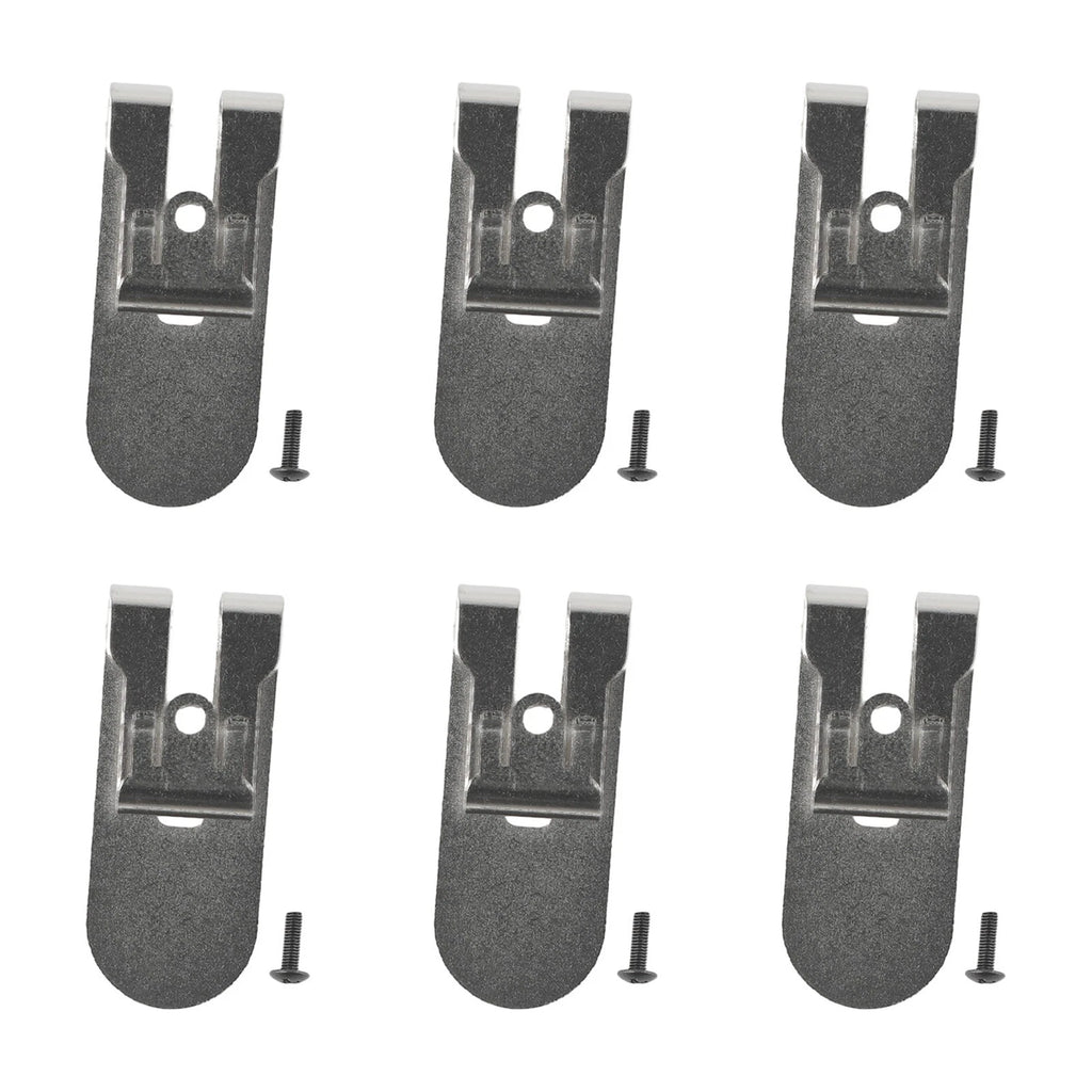 6pcs Belt Clip with Screw for DCF620 DCF620B DCF622 (2017–2023)