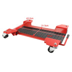 Motorcycle Centre Stand Dolly Trolley with 360° Casters (250kg Capacity)