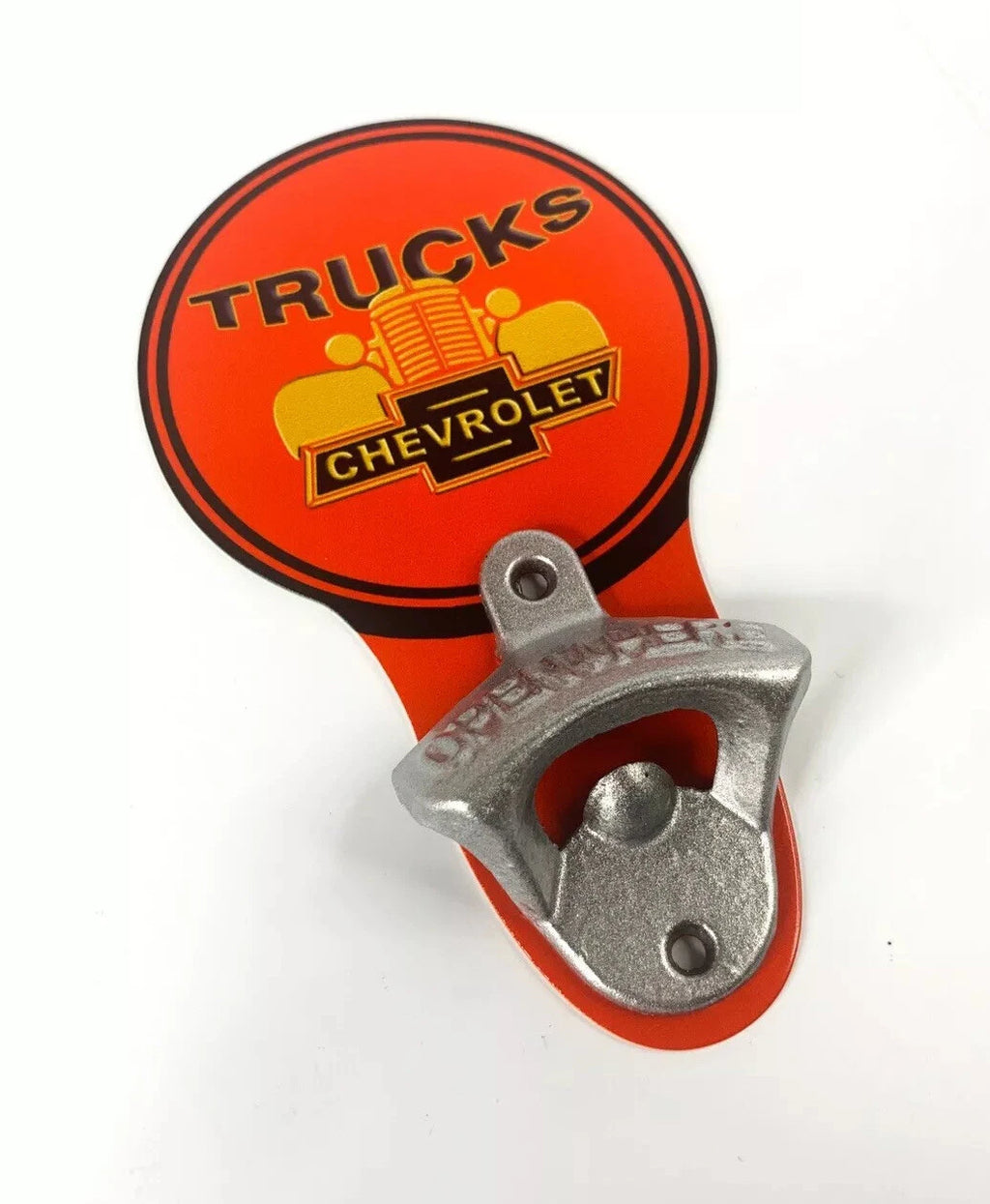 Chevrolet Trucks Sign Bottle Opener for Grille Wall Mount Bowtie (2009–2014)