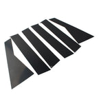 6 x Bright Black Car Window Pillar Posts Trims for Dodge Journey (2009-20)