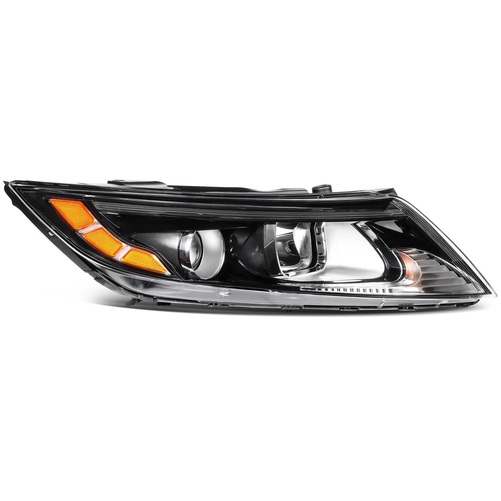 Pair Halogen Headlights Assembly with Projector for Kia Optima (2011–2013)