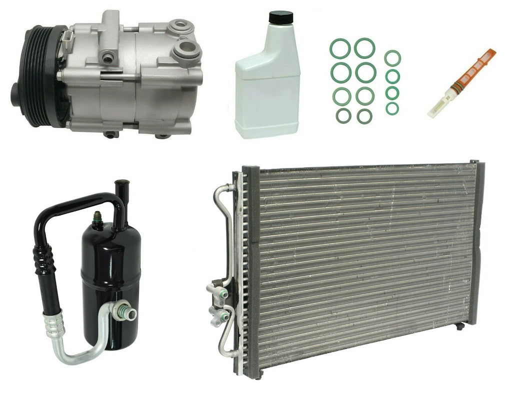 A/C Compressor Kit Replacement With Condenser for Toyota Echo (1999–2002)