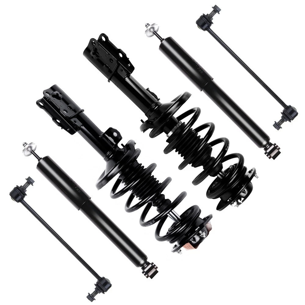 Front Struts Rear Shocks Sway Bar Kit for Chevy Malibu Pontiac G6 (2004–2010)