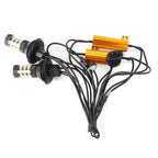Pair 3156 Dual Color 4014 60SMD DRL Switchback LED Turn Signal Bulbs for