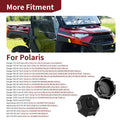 2X Wheel Caps for Polaris Ranger 570 900 1000 Crew XP (2013–2019)