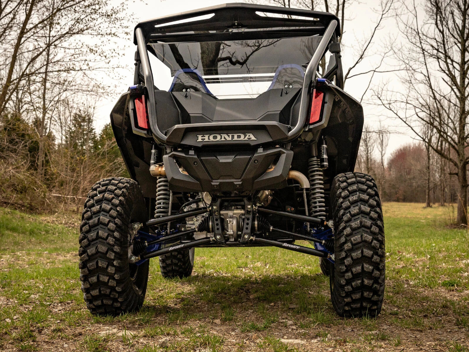 SuperATV Heavy Duty Radius Arms for Honda Talon 1000X (2019–2023) - Black