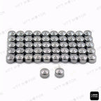 52PCS Chrome Bolt Cap Topper Nut for Harley Sportster (2004–2015)