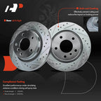 Drilled Brake Rotors for BMW 323Ci 323i 325Ci 328i (2000–2006)