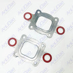 2Pcs Exhaust Manifold Elbow Gasket for MerCruiser V6 V8 (27-864547A02)