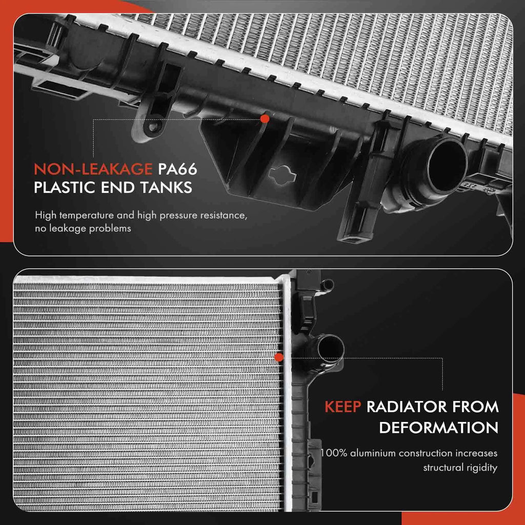 Radiator for Ford Focus (2013–2018) 2.0L Turbocharged Aluminum
